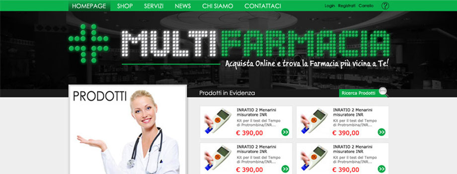 PORTALE MULTIFARMACIE & E-COMMERCE